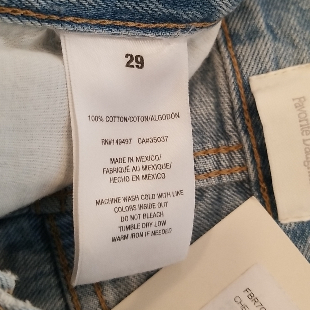 💕FAVORITE DAUGHTER💕 The Otto High-Rise Boyfriend Jeans ~ Cheshire 29 NWT - Picture 15 of 16